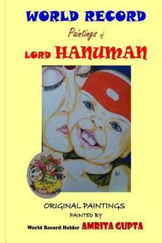 Paperback World Record Paintings of Lord Hanuman Book