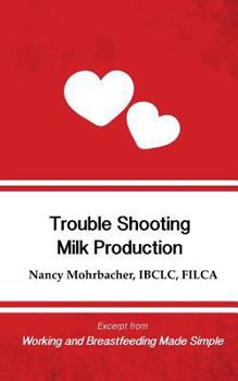 Paperback Trouble Shooting Milk Production: Excerpt from Working and Breastfeeding Made Simple Book
