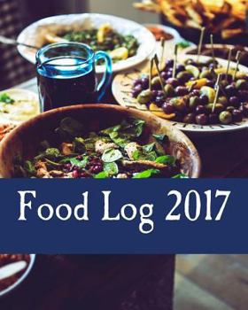 Paperback Food Log 2017 Book