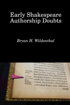 Paperback Early Shakespeare Authorship Doubts Book