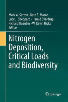 Hardcover Nitrogen Deposition, Critical Loads and Biodiversity Book