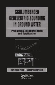 Hardcover Schlumberger Geolectric Sounding in Ground Water Book