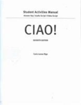 Paperback Answer Key with Audioscript and Videoscript for Riga/Lage's Ciao! Book