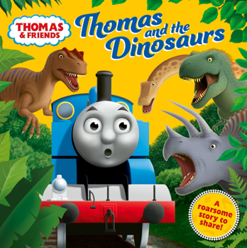 Paperback Thomas & Friends: Thomas and the Dinosaurs Book