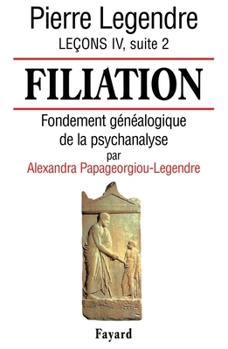 Paperback Filiation [French] Book