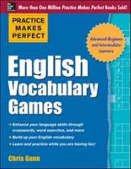 Paperback Practice Makes Perfect English Vocabulary Games Book