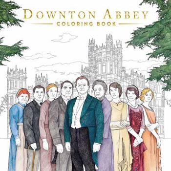 Paperback Downton Abbey: The Official Coloring Book (Gold Foil Gift Edition) Book