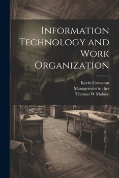 Paperback Information Technology and Work Organization Book
