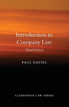 Paperback Introduction to Company Law Book