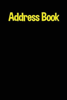 Address Book : Glossy and Soft Cover, Large Print, Font, 6 X 9 for Contacts, Addresses, Phone Numbers, Emails, Birthday and More