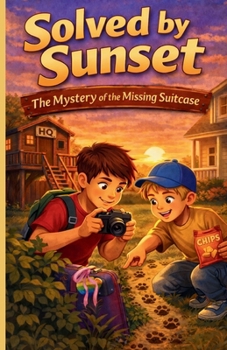 Paperback Solved by Sunset - The Mystery of the Missing Suitcase: A Two Brothers Mystery Series Book