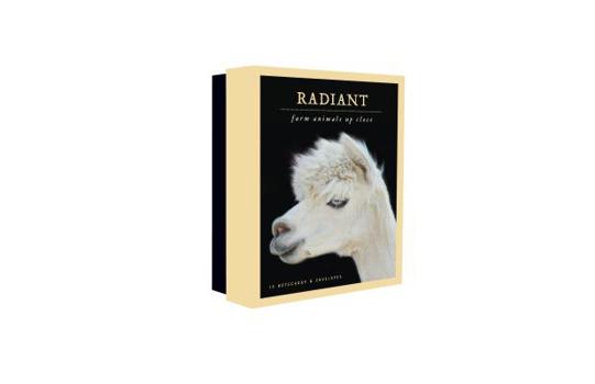 Misc. Radiant Notecards: Farm Animals Up Close [With Envelope] Book