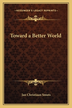 Paperback Toward a Better World Book