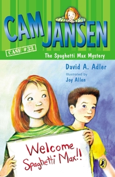 Paperback Cam Jansen and the Spaghetti Max Mystery Book