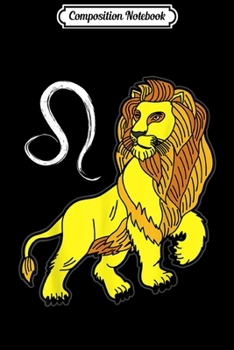 Composition Notebook: Leo Zodiac Sign  Journal/Notebook Blank Lined Ruled 6x9 100 Pages