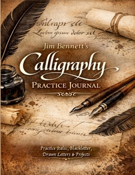 Paperback Jim Bennett's Calligraphy Practice Journal Book