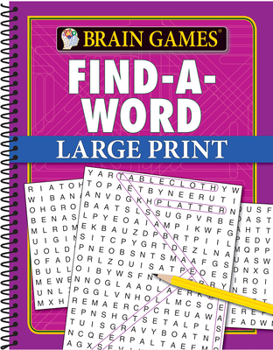 Spiral-bound Brain Games - Find a Word - Large Print [Large Print] Book