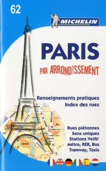 Paperback Michelin Map Paris Book