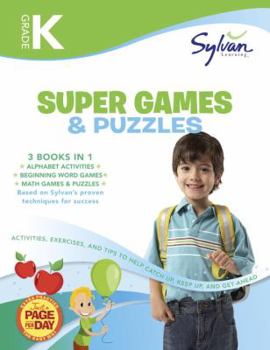 Paperback Grade K Super Games & Puzzles Book