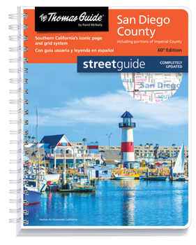 Spiral-bound San Diego County Street Guide Book