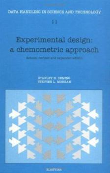 Hardcover Experimental Design: A Chemometric Approach: Volume 11 Book