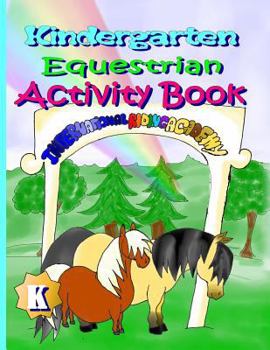 Paperback Kindergarten Equestrian Activity Book