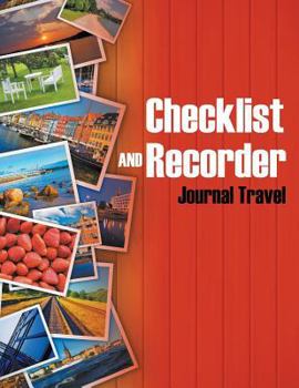 Paperback Checklist and Recorder: Journal Travel Book