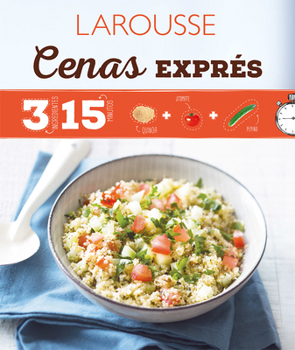Hardcover Cenas Exprés: 3 Ingredientes 15 Minutos [Spanish] Book