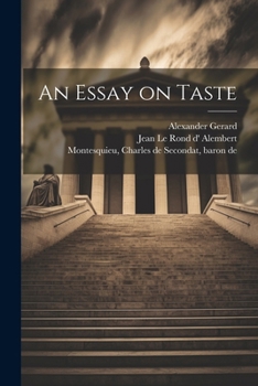 Paperback An Essay on Taste Book