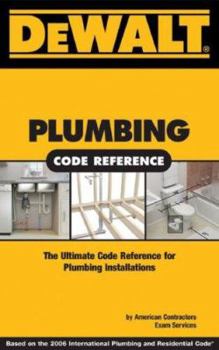 Spiral-bound Dewalt Plumbing Code Reference Book