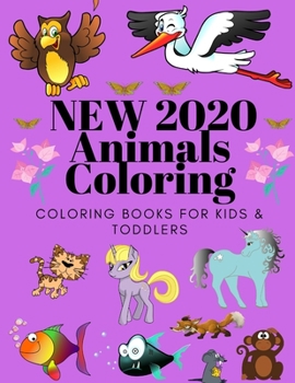 Paperback Animals Coloring Coloring Books for Kids & Toddlers: Books for Kids Ages 2-4, 4-8, Boys, Girls Book