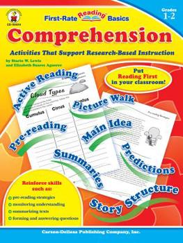 Paperback Comprehension, Grades 1 - 2 (First-Rate Reading Basics) Book