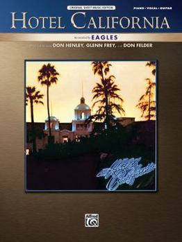 Paperback Hotel California: Piano/Vocal/Chords, Sheet Book