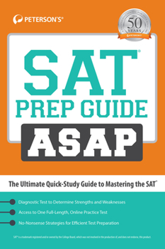 Paperback SAT Prep Guide Asap: The Ultimate Quick Study Guide Book
