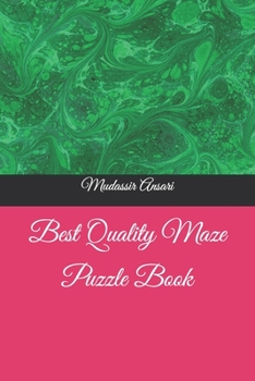 Paperback Best Quality Maze Puzzle Book