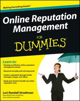 Paperback Online Reputation Management for Dummies Book