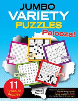 Paperback Jumbo Variety Puzzles Palooza Book