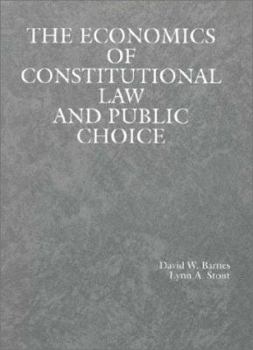Paperback Barnes and Stout's Economics of Constitutional Law and Public Choice Book