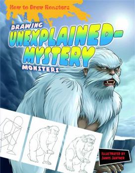 Paperback Drawing Unexplained-Mystery Monsters Book