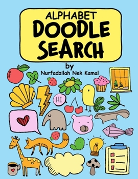 Paperback Alphabet Doodle Search: Colouring Book