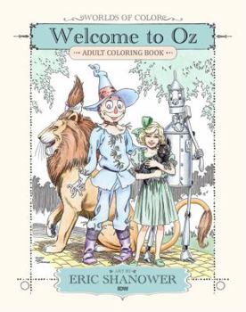 Paperback Worlds of Color: Welcome to Oz Adult Coloring Book