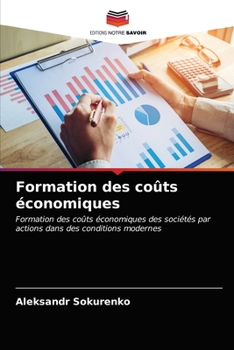 Paperback Formation des coûts économiques [French] Book