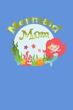 Paperback Mermaid Mom: Comic Book Notebook Paper Book