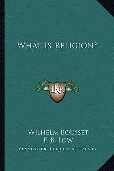 Paperback What Is Religion? Book