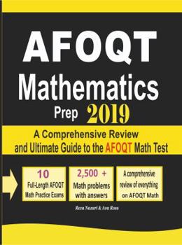 Paperback AFOQT Math Prep 2019: A Comprehensive Review and Ultimate Guide to the AFOQT Math Test Book