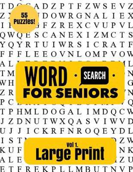 Paperback Large Print Word Search for Seniors [Large Print] Book