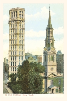 Paperback Vintage Journal St. Paul Building, New York City Book