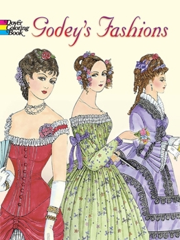 Paperback Godey's Fashions Coloring Book