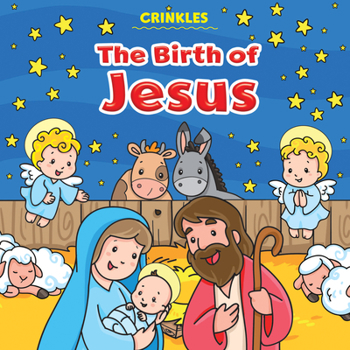 Rag Book Crinkles: The Birth of Jesus Book