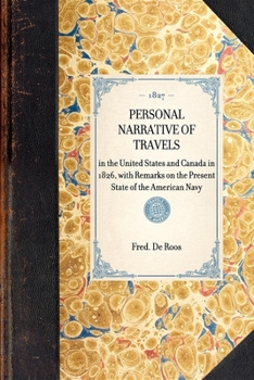 Paperback Personal Narrative of Travels Book